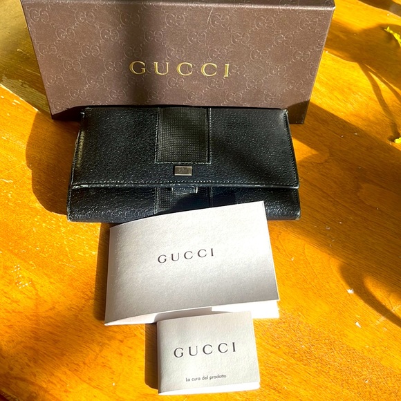 Gucci Wallet Black Leather - Picture 10 of 11